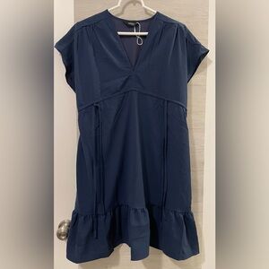 Elegant Navy Blue Dress